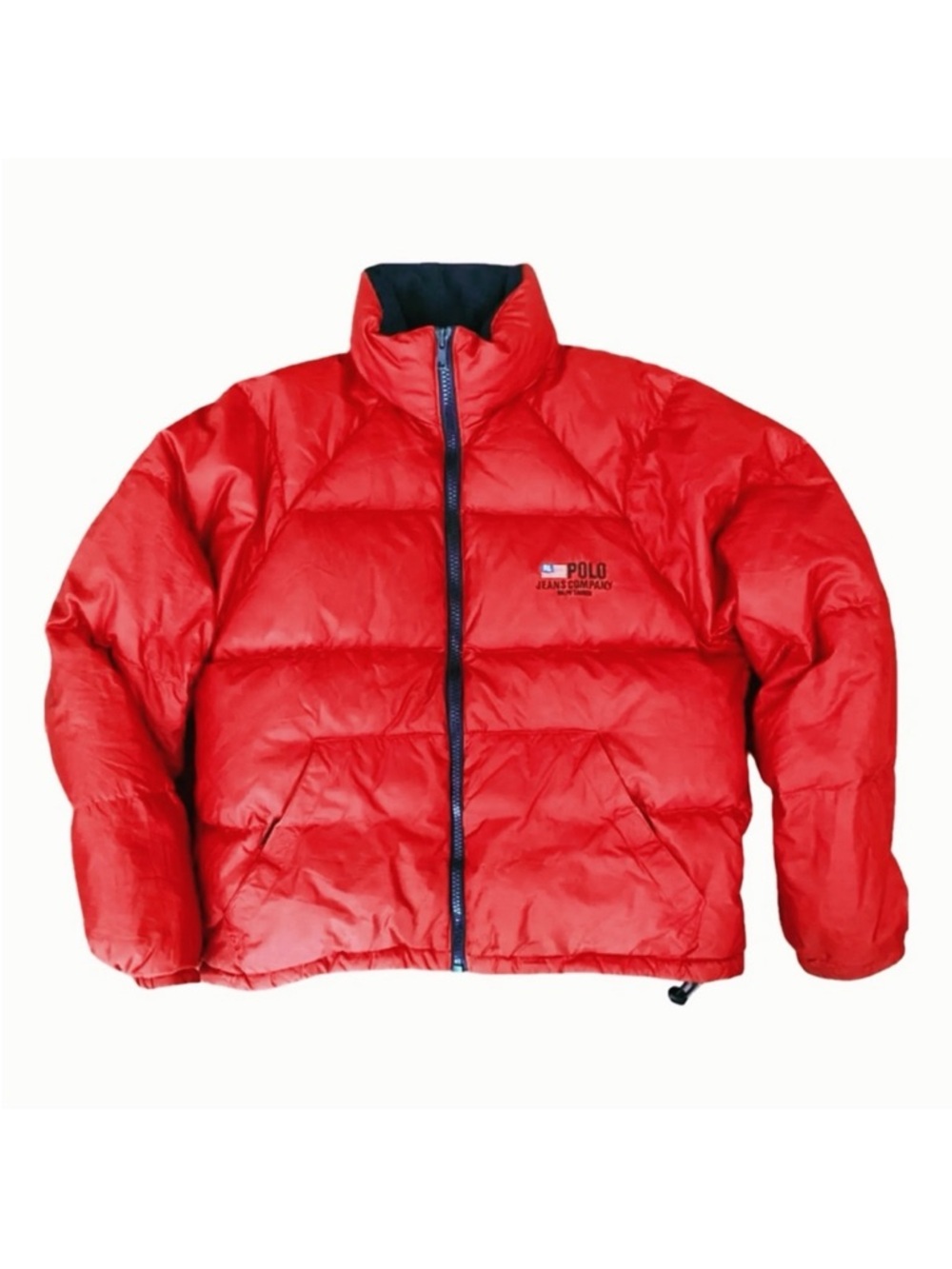 POLO JEANS CO. Ralph Lauren Red Down Fill USA
Puffer Jacket Large Vintage Y2K